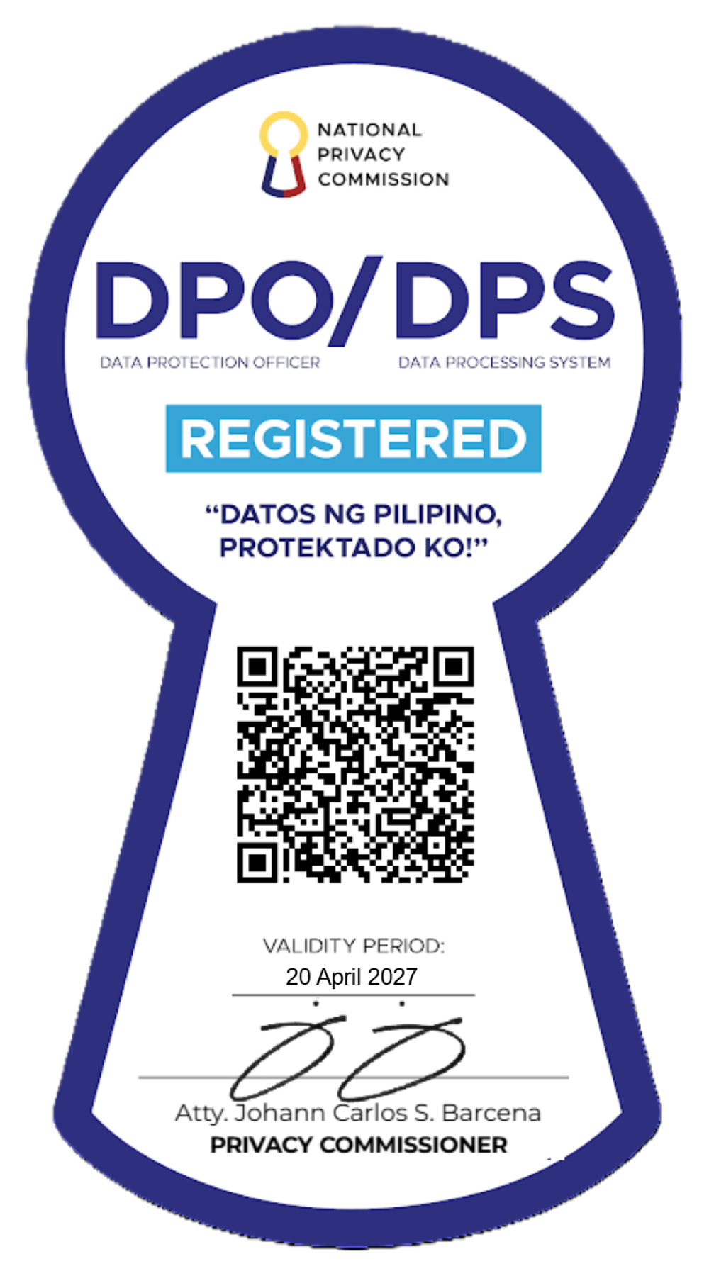 NPC registration seal